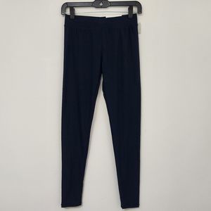 NWT MAURICES Women's Navy Blue Athletic Leggings Yoga Pants Size XS